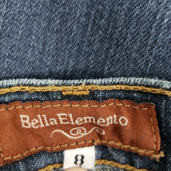 Bella Elemento Distressed Look Jeans Women Size 8 - Picture 8 of 8